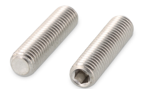 Iso 4026 (din 913) rustfri syrefast A2/A4 pinolskrue med flad ende