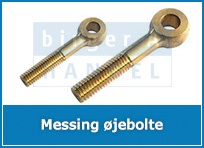 Din 444B M 6 messing øjebolt